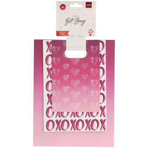 Love You lahjakassit 3 kpl/pkt