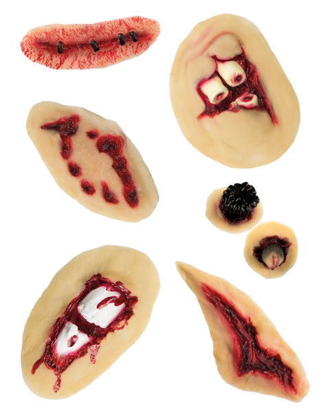 Lateksi haava lajitelma 1 kpl/pkt lajitelma 6 erilaista