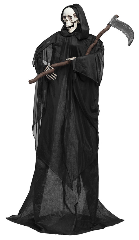 Viikatemieskoriste 180 cm äänellä, valolla ja liikkeellä