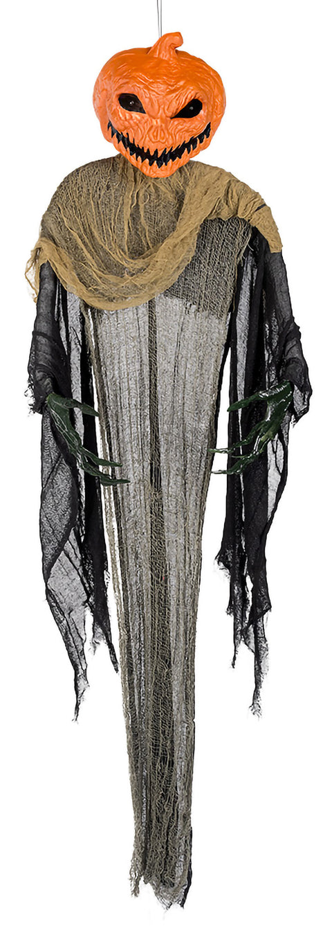 Riippuva kurpitsahirviö valolla 158 cm