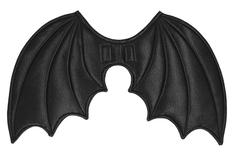 Lepakon siivet mustat