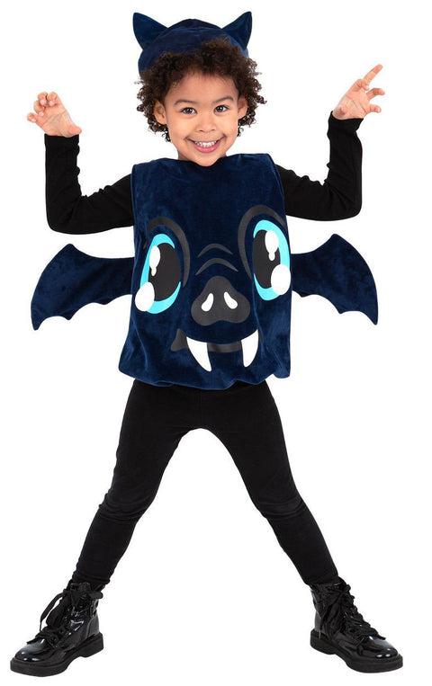 Lepakkopaita siivillä ja päähine, lasten 1-2 v