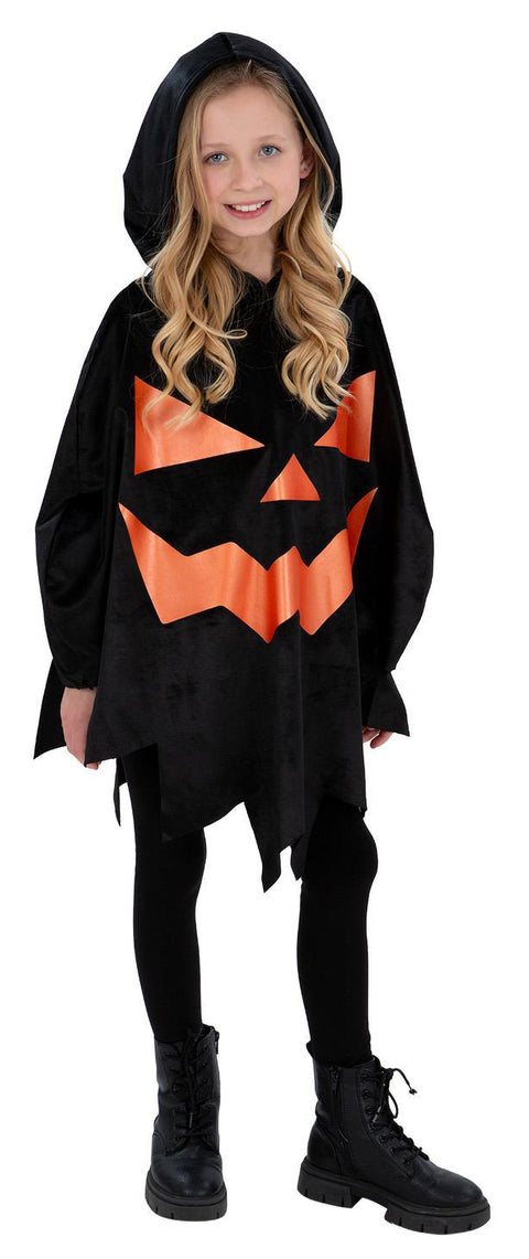 Kurpitsaponcho hupulla lasten