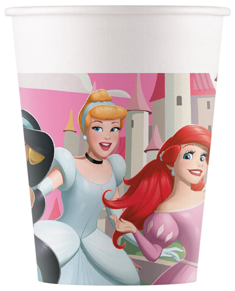Disney Prinsessat juhlahetki pahvimuki 200 ml 8 kpl/pkt