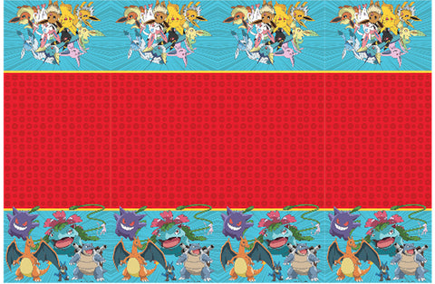 Pokemon muovinen pöytäliina 120 x 180 cm