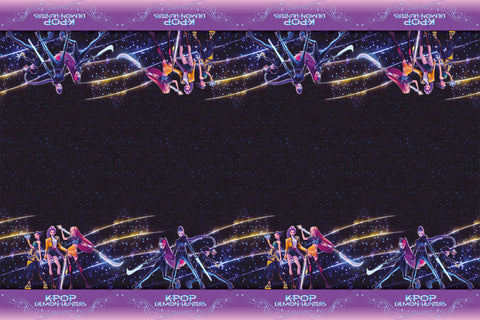 K-Pop Demon Hunters muovinen pöytäliina 120 x 180 cm