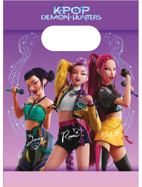 K-Pop Demon Hunters kaverilahjapussi paperinen 4 kpl/pkt
