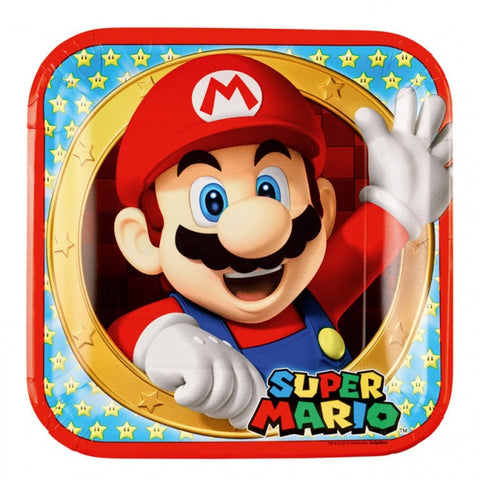 Super Mario suuri pahvilautanen 8 kpl/pkt