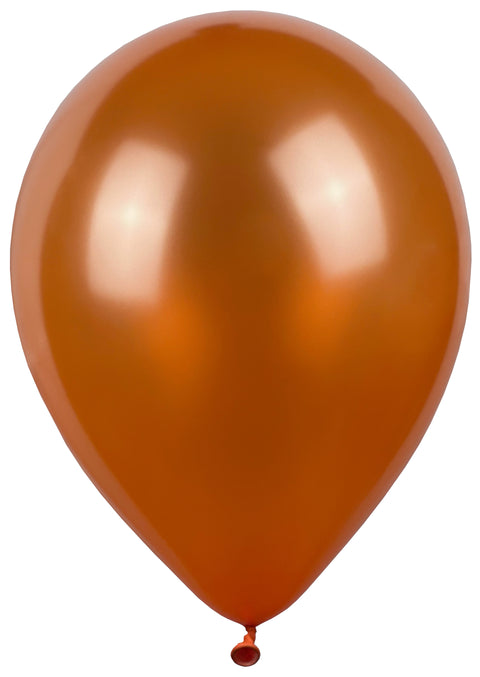 Ilmapallo 28 cm metallinhohto-oranssi