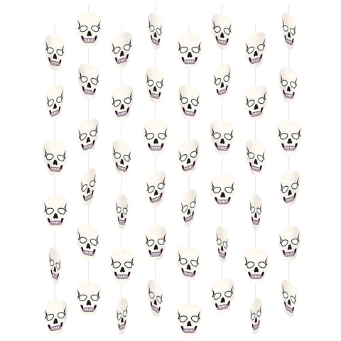 Pääkallo koristenauhat 130 cm 8 kpl/pkt