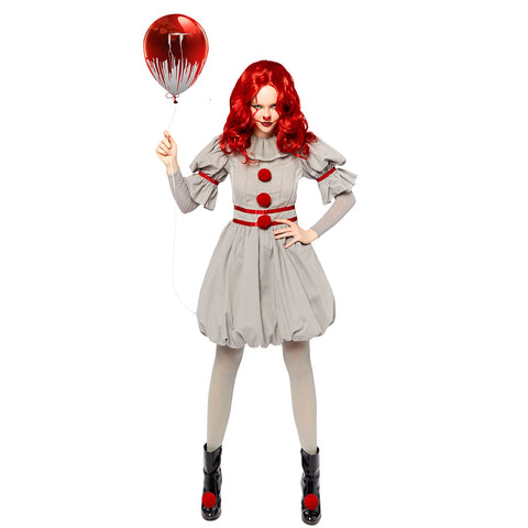 IT Pennywise kauhuklovni mekko, aikuisten naamiaisasu