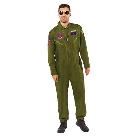 Top Gun lentäjänhaalari aikuisten naamiaisasu