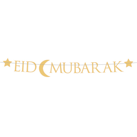 Eid Mubarak kirjainnauha 220 x 15 cm