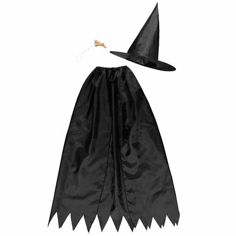 Noidan asusetti; viitta, hattu ja nenä