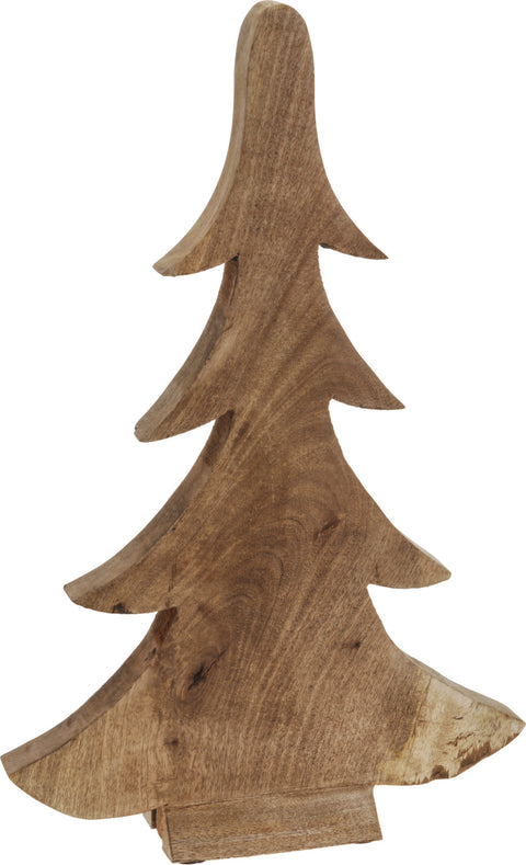 Joulukuusi puinen koriste 28 cm