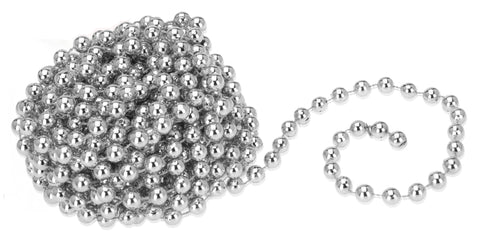 Helminauha joulukuusen koriste hopeanvärinen 8mm x 750cm