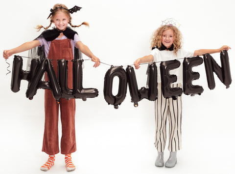 Halloween kirjaimet ilmatäytteinen foliopallo