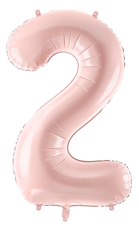 Numerofolio 2 vaaleanpunainen 72 cm