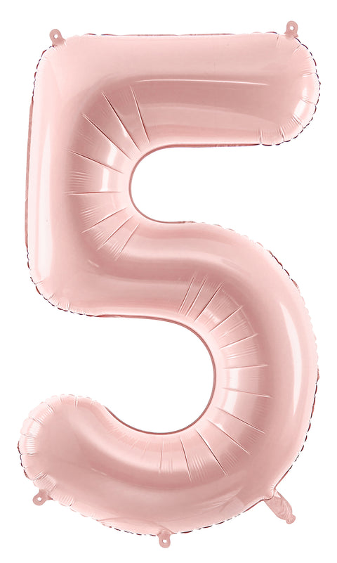 Numerofolio 5 vaaleanpunainen 72 cm