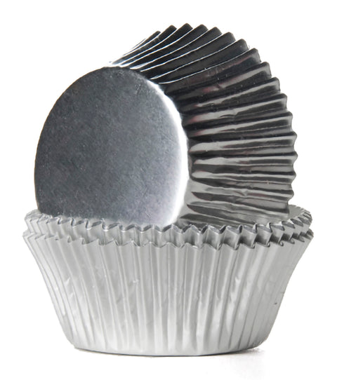 Muffinivuoka, metallinhohtoinen hopea