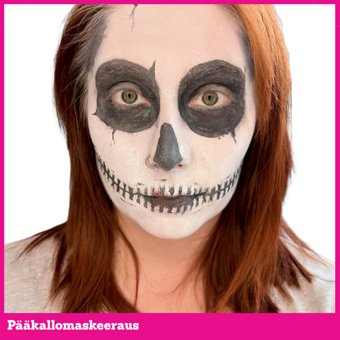 Halloween maskeeraussetti – Pääkallo & Zombi