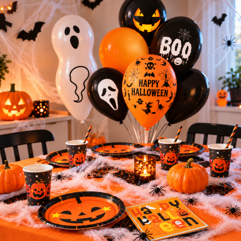 Happy Halloween Juhlasetti 6 hengelle
