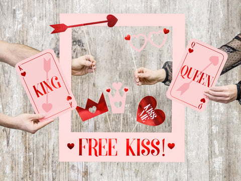 Love photo booth tarvikkeet 7 kpl/pkt