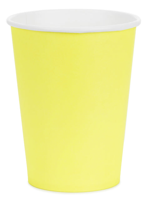 Pahvimuki keltainen, 250 ml 6 kpl/pkt