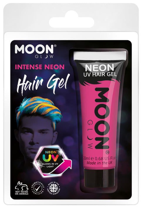 Moon Neon UV hiusgeeli pinkki 20 ml