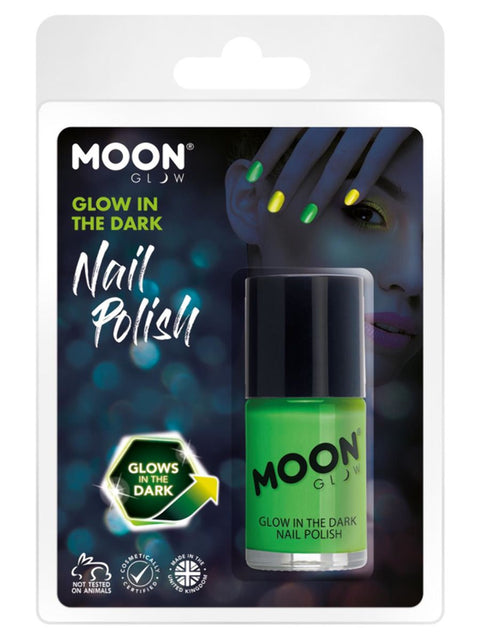 Moon Glow kynsilakka pimeässä hohtava vihreä 14 ml