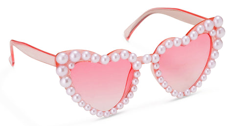 Hupilasit sydämet helmillä