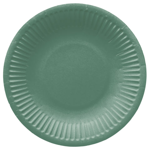 Pieni pahvilautanen vihreä 18 cm 8 kpl/pkt