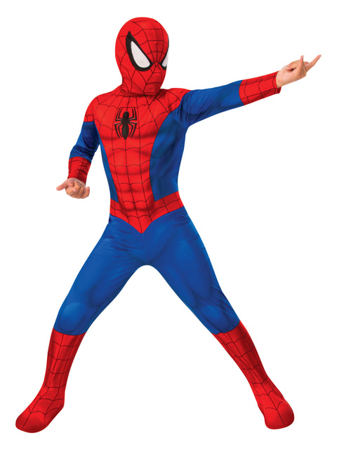 Spider-man lasten naamiaisasu ja naamari 104 cm