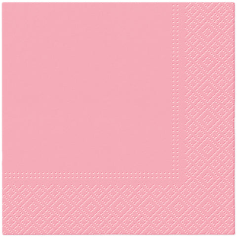 Suuri lautasliina vaaleanpunainen  33 x 33 cm 20 kpl/pkt