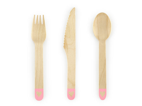 Love puiset aterimet 16 cm 18 kpl/pkt