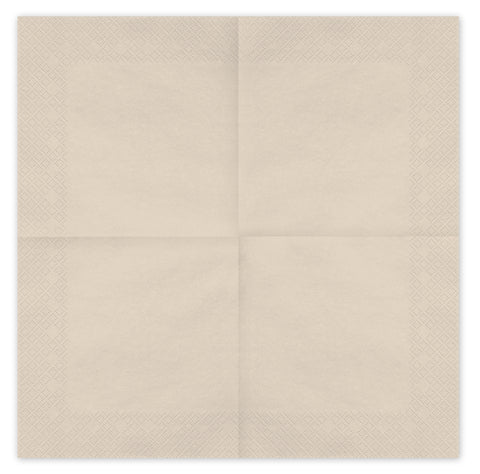Lautasliina beige, 33 x 33 cm 20 kpl/pkt