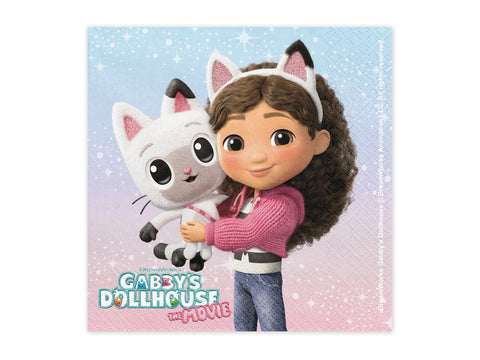 Gabby's Dollhouse suuri lautasliina 33 x 33 cm 20 kpl/pkt