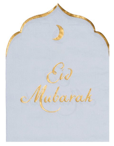 Eid Mubarak muotolautasliina, 12 kpl/pkt