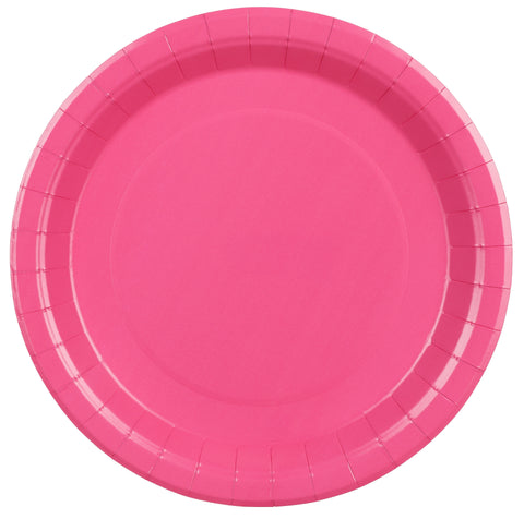 Pahvilautanen pinkki, 23 cm 6 kpl/pkt