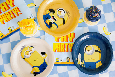 Minion pieni pahvilautanen 18 cm 6 kpl/pkt
