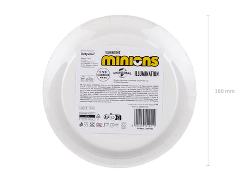 Minion pieni pahvilautanen 18 cm 6 kpl/pkt