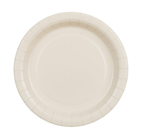 Pieni pahvilautanen beige, 18 cm 6 kpl/pkt