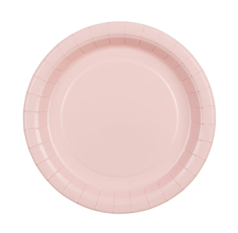 Pieni pahvilautanen vaaleanpunainen, 18 cm 6 kpl/pkt