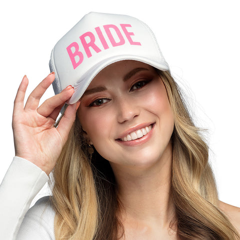 Lippalakki bride valkoinen