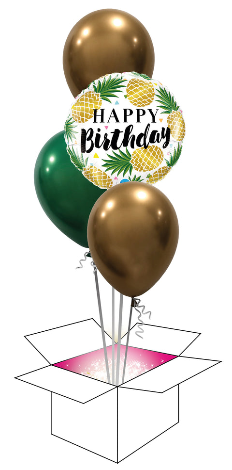 Palloboxi ilmapalloasetelma, Happy Birthday ananas M