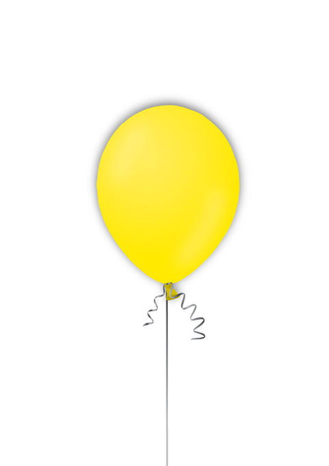 28 cm keltainen ilmapallo 25 kpl/pss