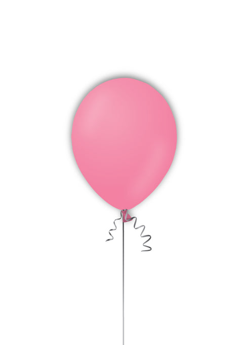 28 cm roosanpunainen ilmapallo 25 kpl/pss