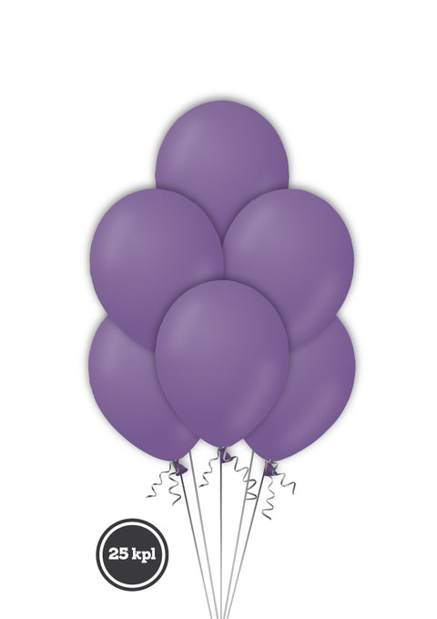 28 cm violetti ilmapallo 25 kpl/pss