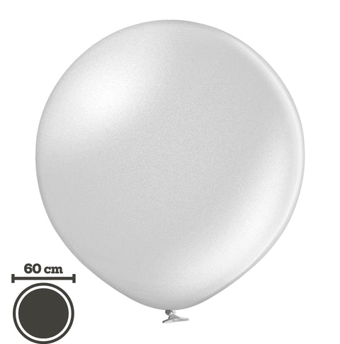 Jätti-ilmapallo 60 cm metallinhohtohopea