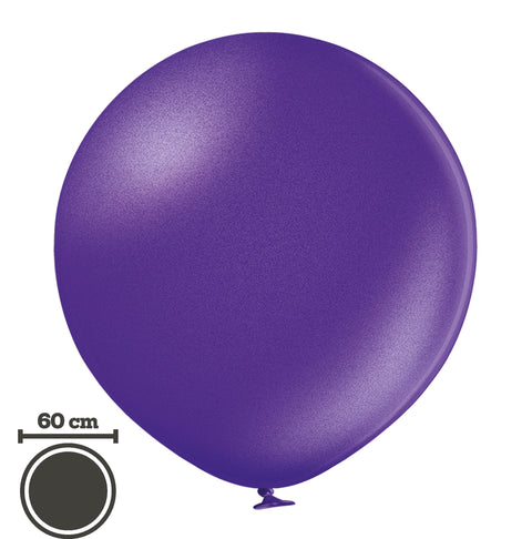 Jätti-ilmapallo 60 cm metallinhohtovioletti